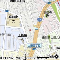 愛知県名古屋市北区上飯田東町1丁目41周辺の地図