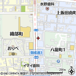 愛知県名古屋市北区御成通4丁目周辺の地図