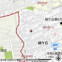愛知県尾張旭市緑町緑ケ丘周辺の地図