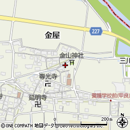 滋賀県犬上郡甲良町金屋801周辺の地図