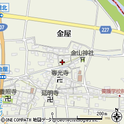 滋賀県犬上郡甲良町金屋301周辺の地図