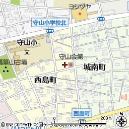 愛知県名古屋市守山区西島町19周辺の地図