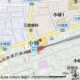 名古屋市守山文化小劇場周辺の地図