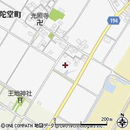 滋賀県東近江市阿弥陀堂町150周辺の地図