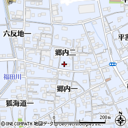 愛知県あま市西今宿郷内二36周辺の地図