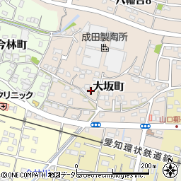 愛知県瀬戸市大坂町294周辺の地図