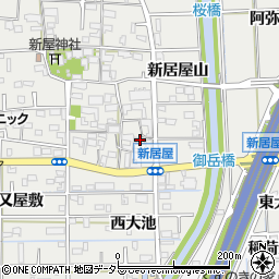 愛知県あま市新居屋郷62周辺の地図