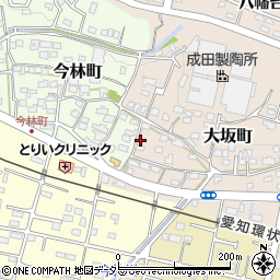 愛知県瀬戸市大坂町127周辺の地図