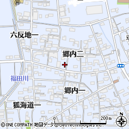 愛知県あま市西今宿郷内二23周辺の地図