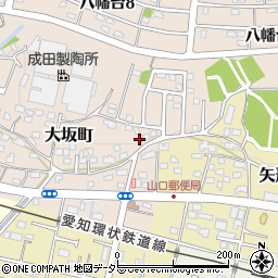 愛知県瀬戸市大坂町259周辺の地図