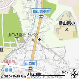 愛知県瀬戸市八幡町406周辺の地図