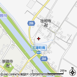 滋賀県彦根市三津町541周辺の地図