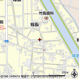 愛知県稲沢市平和町嫁振周辺の地図