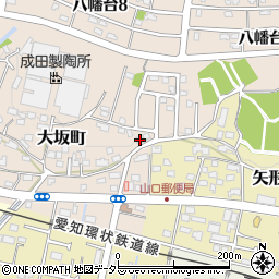 愛知県瀬戸市大坂町262周辺の地図