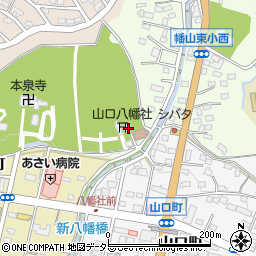 愛知県瀬戸市八幡町3周辺の地図