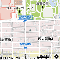 愛知県名古屋市北区西志賀町3丁目64周辺の地図