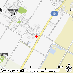 滋賀県東近江市阿弥陀堂町156周辺の地図