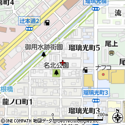 愛知県名古屋市北区真畔町周辺の地図