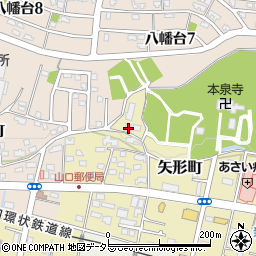愛知県瀬戸市矢形町46周辺の地図