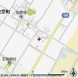 滋賀県東近江市阿弥陀堂町154周辺の地図