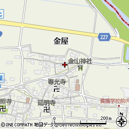 滋賀県犬上郡甲良町金屋304周辺の地図