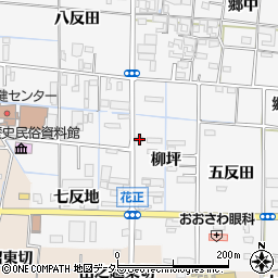 愛知県あま市花正柳坪21周辺の地図
