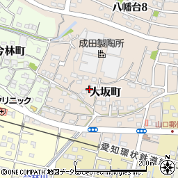 愛知県瀬戸市大坂町299周辺の地図