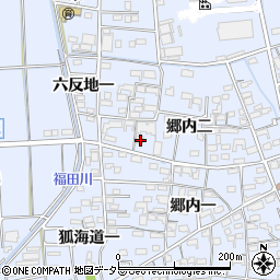 愛知県あま市西今宿郷内二21周辺の地図