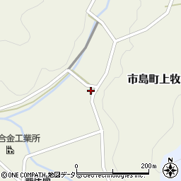 兵庫県丹波市市島町上牧117周辺の地図