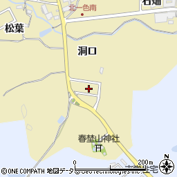 愛知県豊田市北一色町洞口周辺の地図