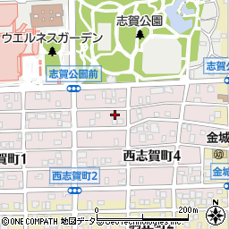 愛知県名古屋市北区西志賀町3丁目73周辺の地図