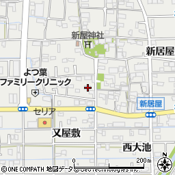 愛知県あま市新居屋郷85周辺の地図