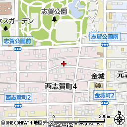 愛知県名古屋市北区西志賀町4丁目66周辺の地図