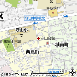 愛知県名古屋市守山区西島町20-2周辺の地図