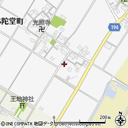 滋賀県東近江市阿弥陀堂町152周辺の地図