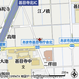 甚目寺郵便局 ＡＴＭ周辺の地図