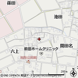 愛知県愛西市草平町江ノ田180周辺の地図