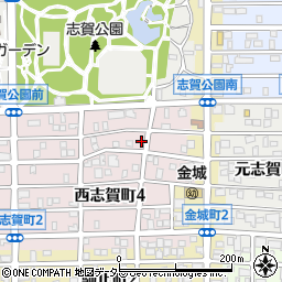 愛知県名古屋市北区西志賀町4丁目63周辺の地図