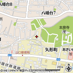 愛知県瀬戸市矢形町47周辺の地図