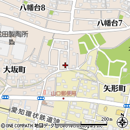 愛知県瀬戸市大坂町407周辺の地図