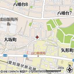 愛知県瀬戸市大坂町393周辺の地図