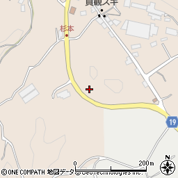 愛知県豊田市杉本町奥西山周辺の地図