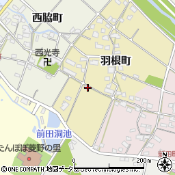 愛知県瀬戸市羽根町125周辺の地図