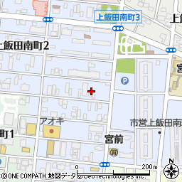 愛知県名古屋市北区上飯田南町周辺の地図