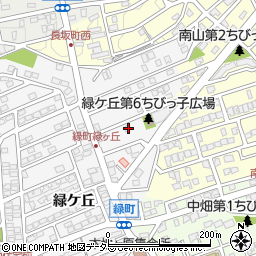 愛知県尾張旭市緑町緑ケ丘121-15周辺の地図