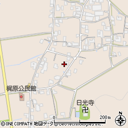 兵庫県丹波市市島町梶原454周辺の地図