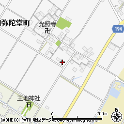 滋賀県東近江市阿弥陀堂町368周辺の地図