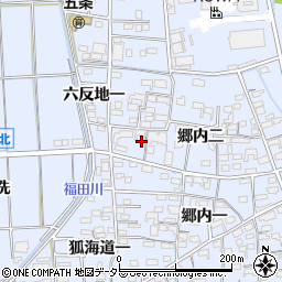 愛知県あま市西今宿郷内二3周辺の地図