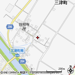 滋賀県彦根市三津町226周辺の地図