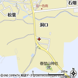 愛知県豊田市北一色町洞口843周辺の地図